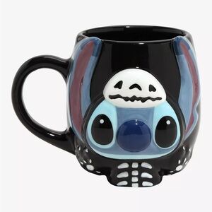 Disney Lilo & Stitch Skeleton Costume Stitch Figural Mug